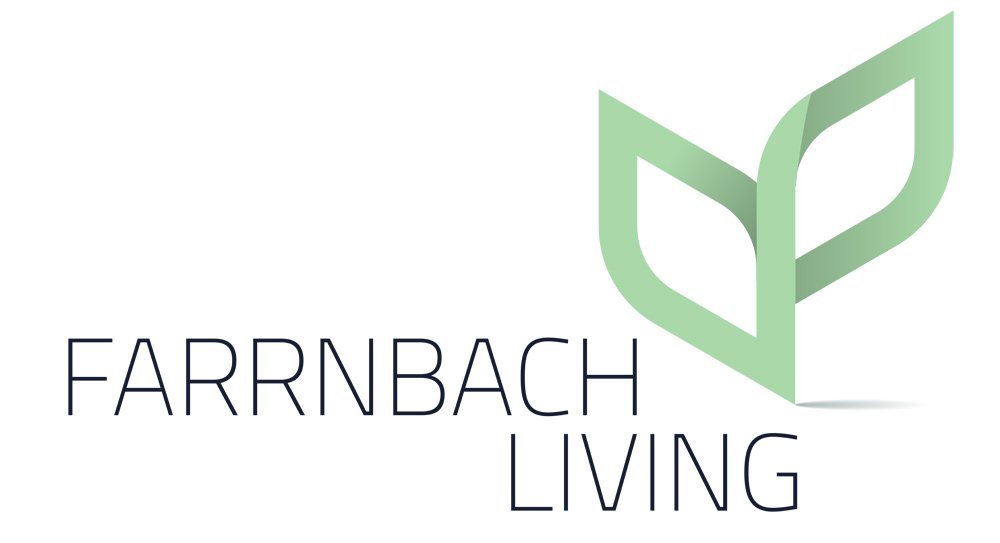 Logo image new build property condominiums Farrnbach Living Fürth / Burgfarrnbach