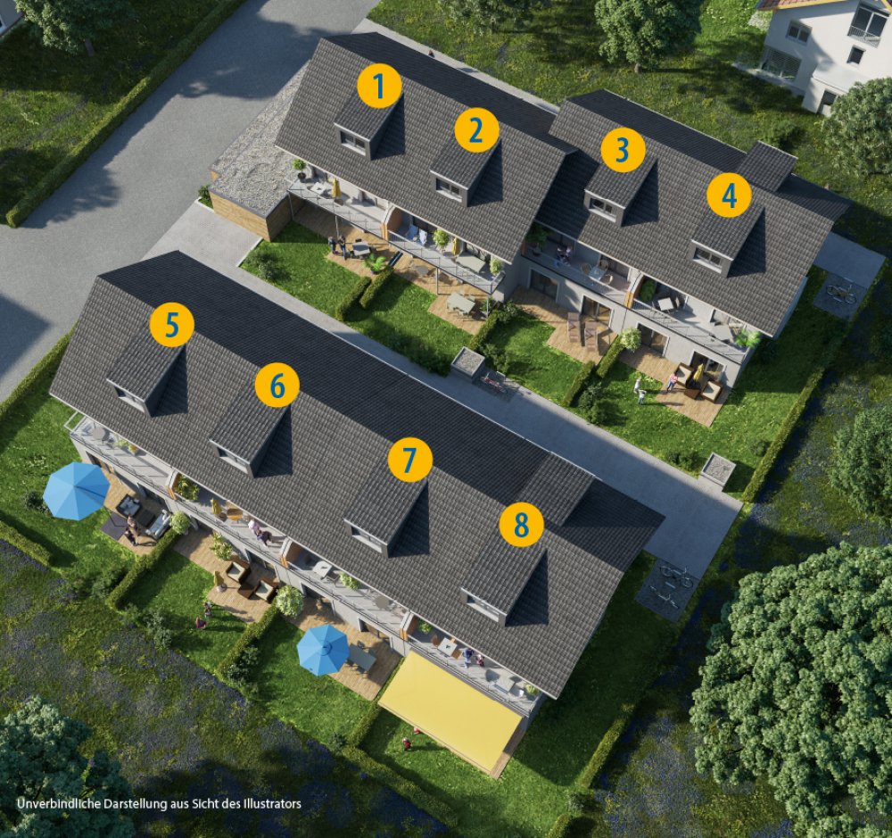 Enzianstraße 2 Wolfratshausen buy new build Terrace house