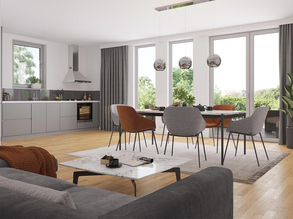 Image new build property condominiums Blanc128 Friedrichsdorf / Frankfurt / Hessen