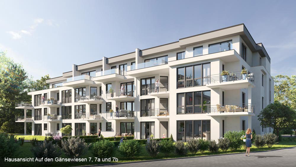 Image new build property condominiums Auf den Gänsewiesen 7, 7a, 7b und 9 Liederbach am Taunus / Frankfurt / Hessen