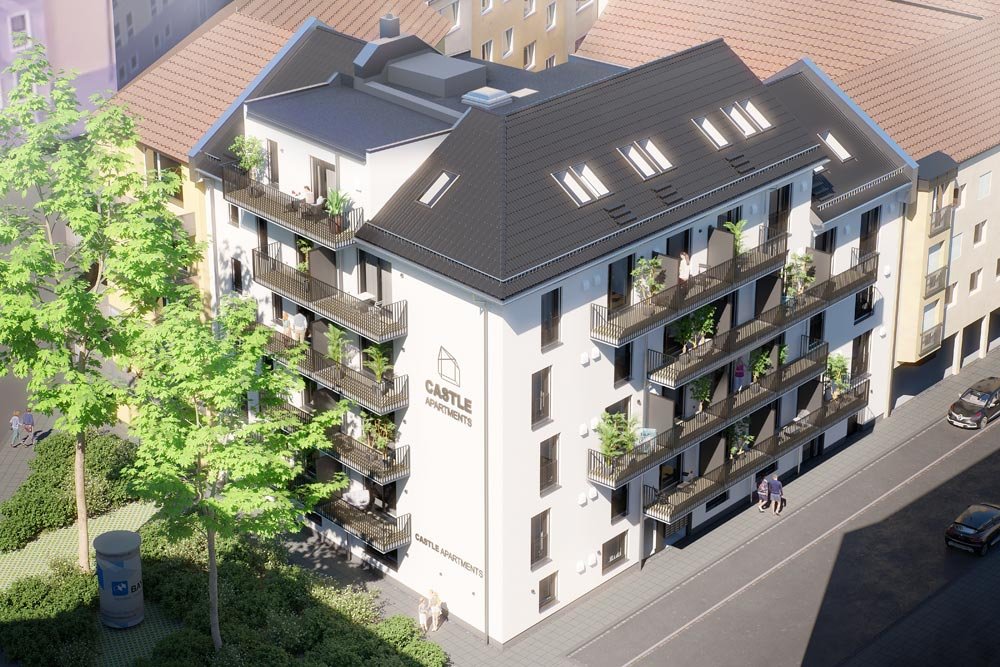 Image new build property Castle Apartments Nuremberg / Gleisshammer
