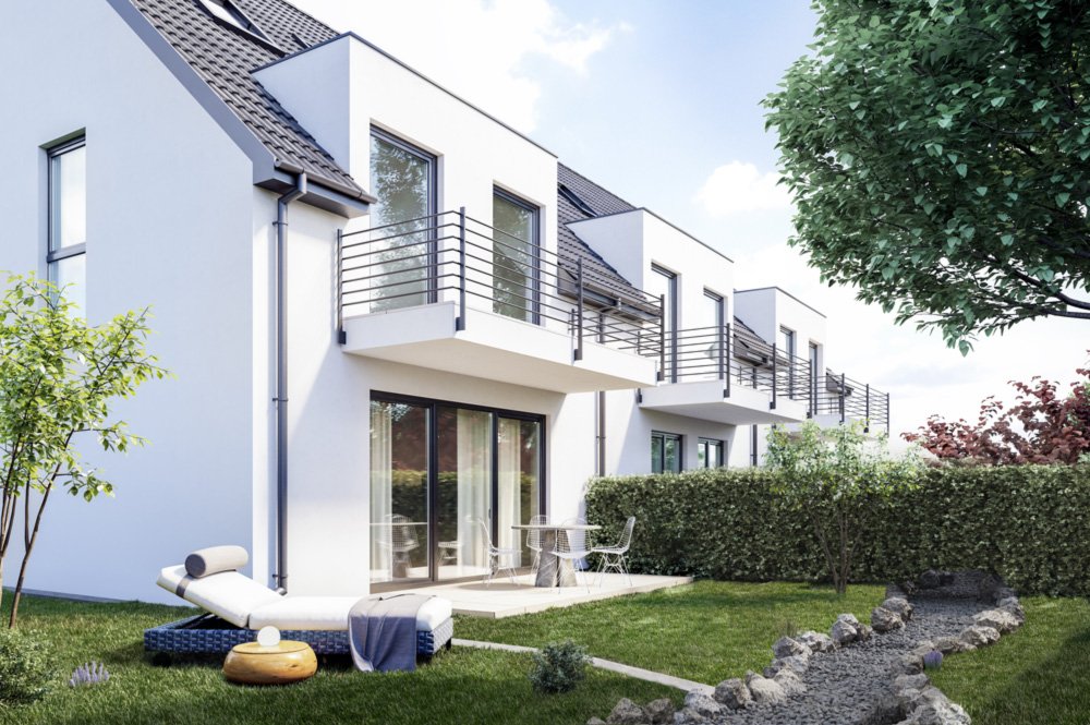 Image new build property terraced houses Stephan-Lochner-Straße 17 Dusseldorf / Angermund