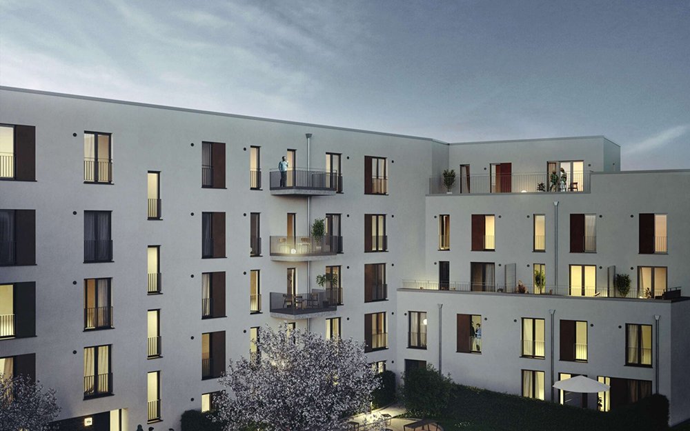 Image from new build property Quartier Albertinenhof Hamburg / Schnelsen