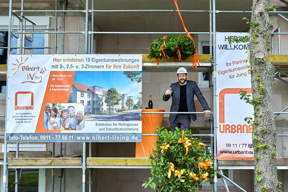 Image new build property condominiums Bibert living Oberasbach / Fürth / Bavaria / Nuremberg