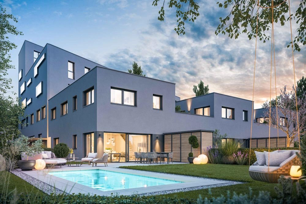 Image new build property condominiums Freiraum Süd Salzburg / Josefiau