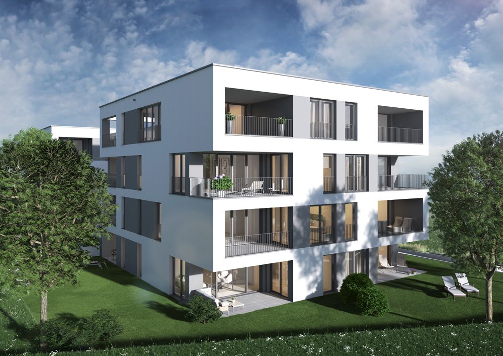 Image new build property condominiums In den Akademiegärten 1 und 3 Neuhausen auf den Fildern / Esslingen / Stuttgart