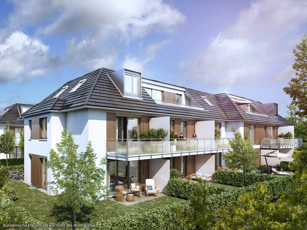 Image new build property Design-Element Herzstück Neufahrn bei Freising / Munich / Bavaria