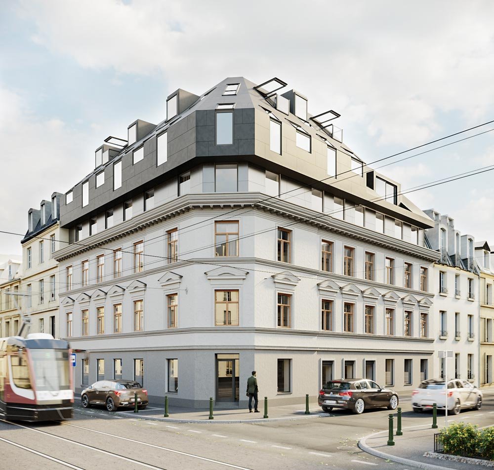 Image new build and renovated property Mayssengasse 22 Vienna / Austria
