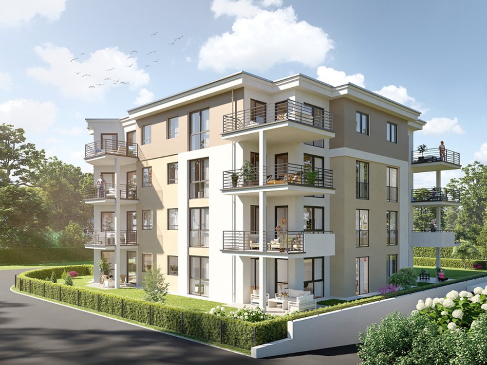Image new build property condominiums Auf den Gänsewiesen 5 Liederbach am Taunus / Hesse / Frankfurt am Main