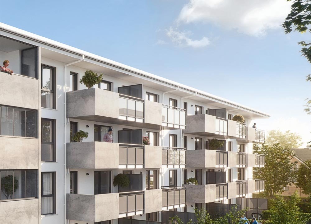 Image new build property condominiums Bee Living Schwaig / Nuremberg / Bavaria