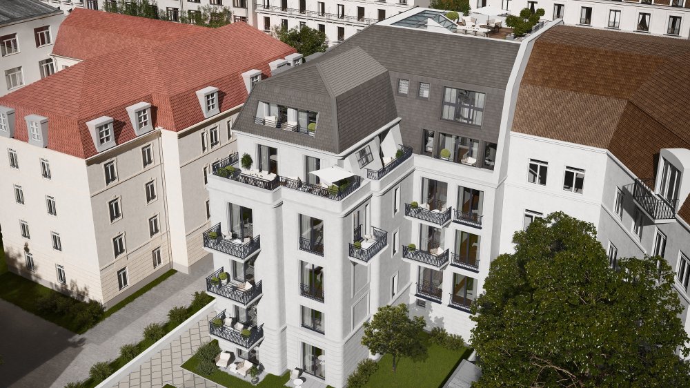 Image new build property condominiums Stadthaus ELVIRA 17 Munich / Maxvorstadt