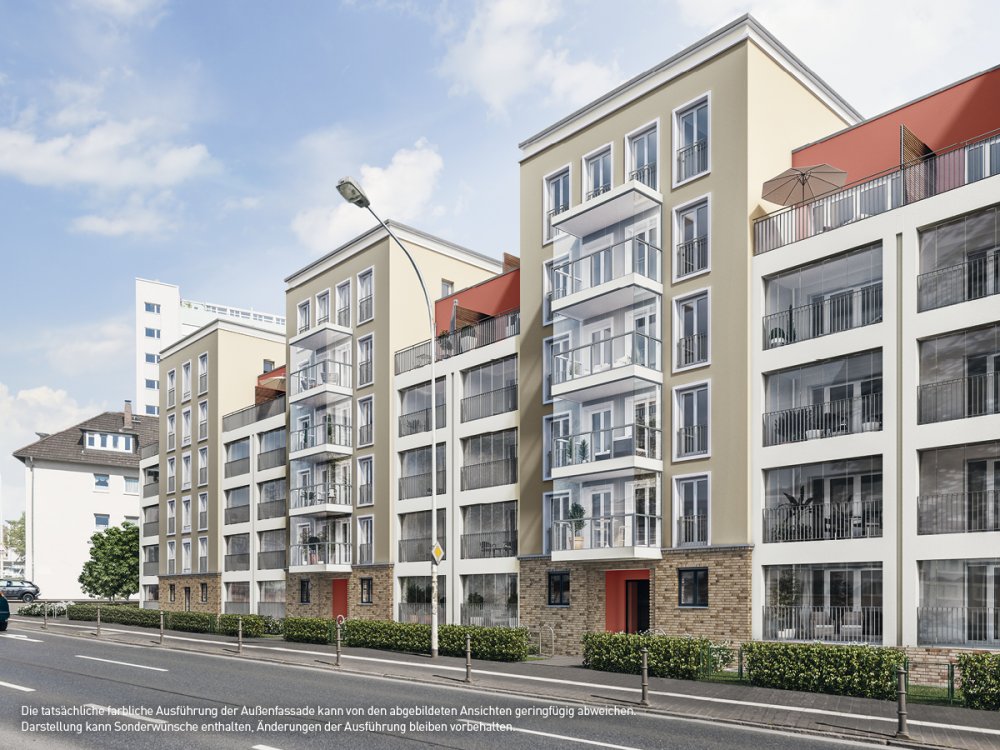 Image new build property condominiums HERZOGHÖFE Darmstadt / Verlegerviertel
