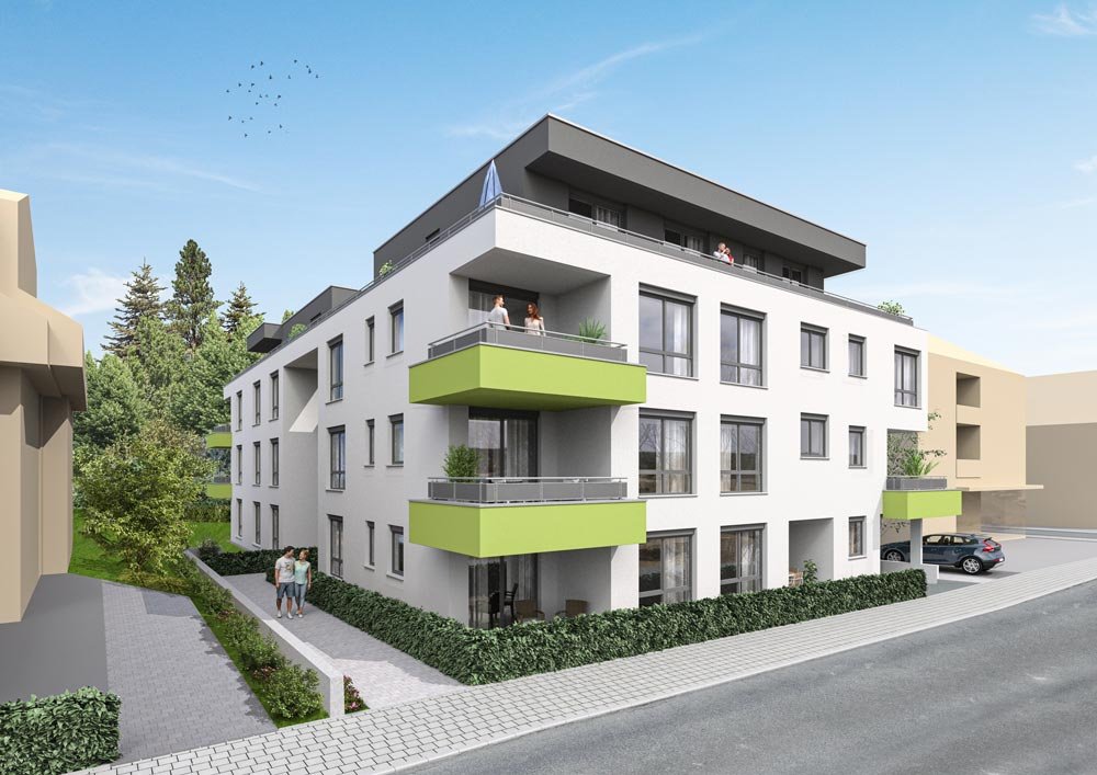 Image new build property condominiums Karlstraße 38 Leonberg / Eltingen