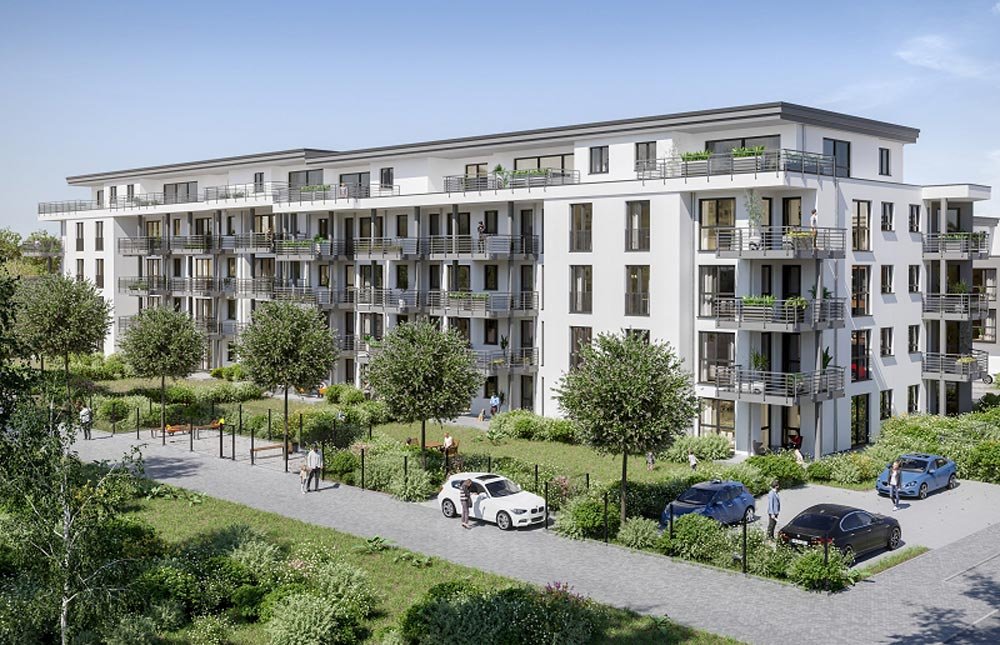 Image new build property condominiums Paul-Ehrlich-Straße 23 und 25 Bad Vilbel / Frankfurt / Hesse