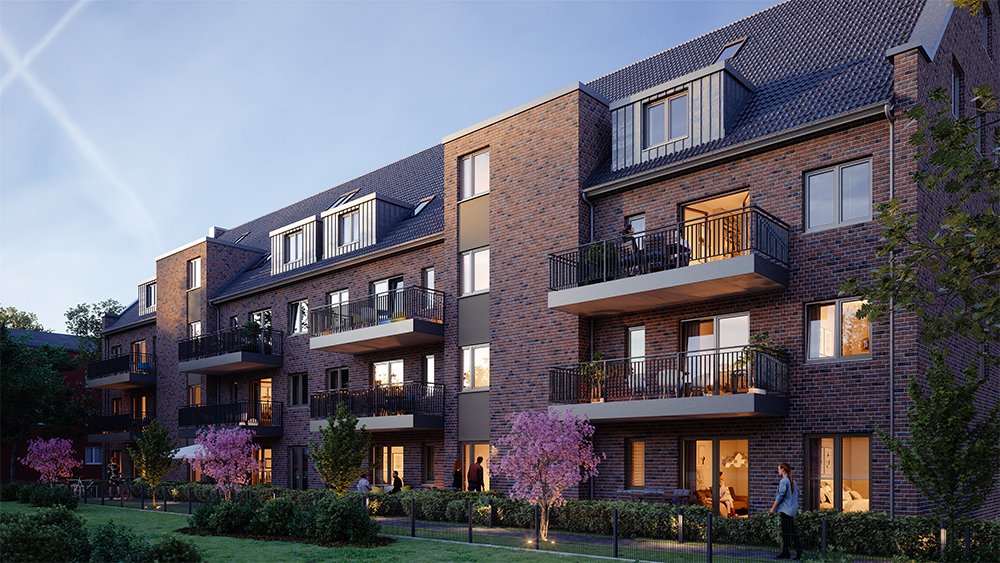 Image new build property Fahrenhuus Hamburg / Lurup