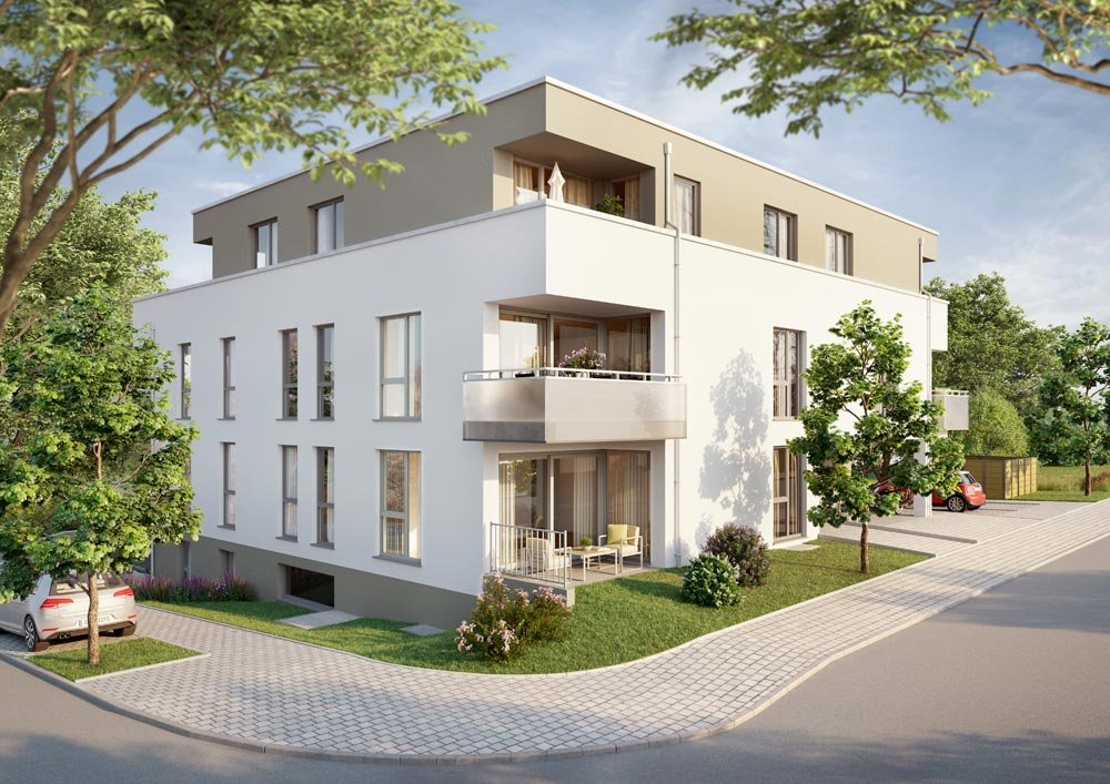 Image new build property condominiums Dinkelstrasse 3 Korntal-Münchingen / Ludwigsburg / Baden-Württemberg / Stuttgart