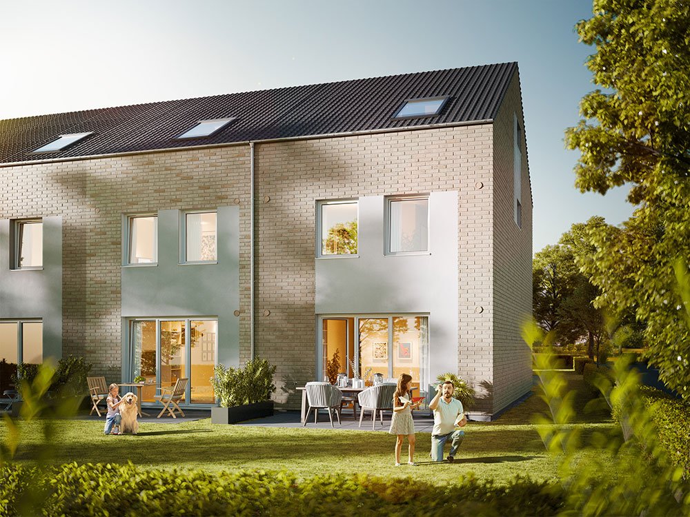 Image new build property houses Alwin-Brandt-Stieg 13-15 Hasloh / Schleswig-Holstein / Hamburg