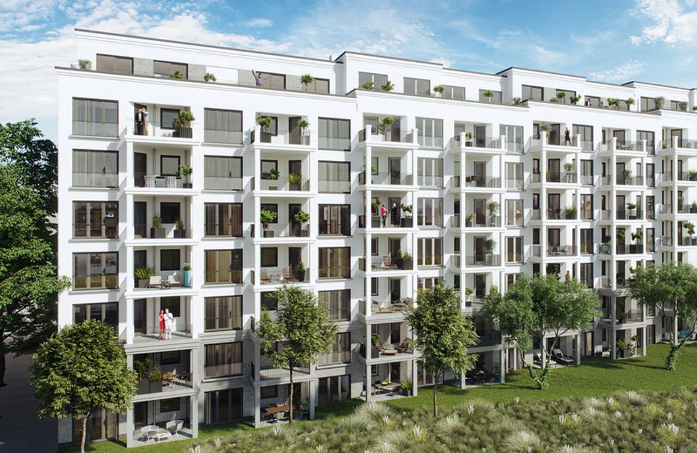 Image new build property condominiums Frankfurt, Hainer Weg 50 und 50a+b Frankfurt am Main / Sachsenhausen