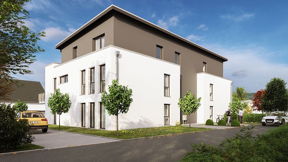 Image new build property condominiums and houses Blumenstraße in Schweicheln-Bermbeck