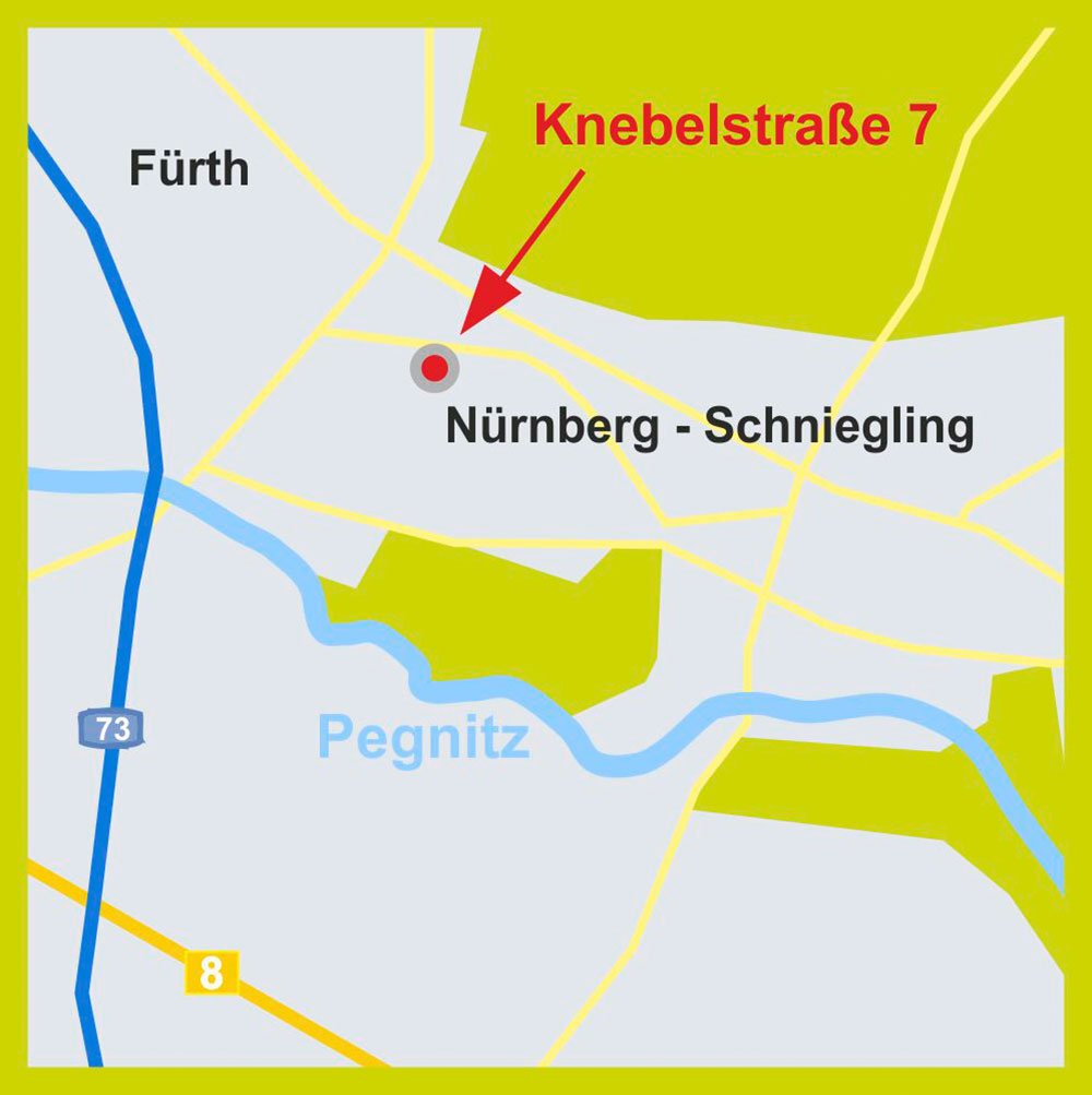 Image new build property condominiums Knebelstrasse hoch³ Nuremberg / Schniegling