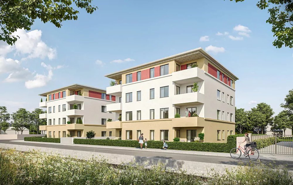 Image new build property townhouses condominiums Eigentumswohnungen Nizza in Radebeul