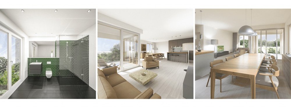 Image new build property Quartier Leineauen Hanover / Wülfel
