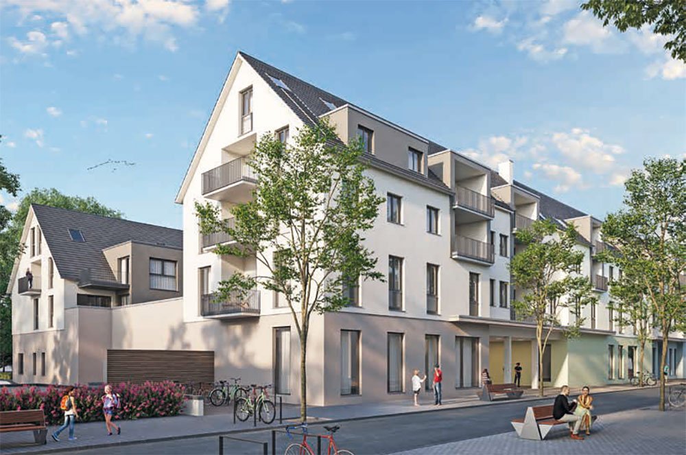 Image new build property condominiums Schlüsselstraße Metzgerstraße Neuenburg am Rhein