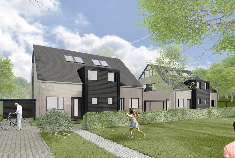 Image new build property Gross Tarup Village, Flensburg