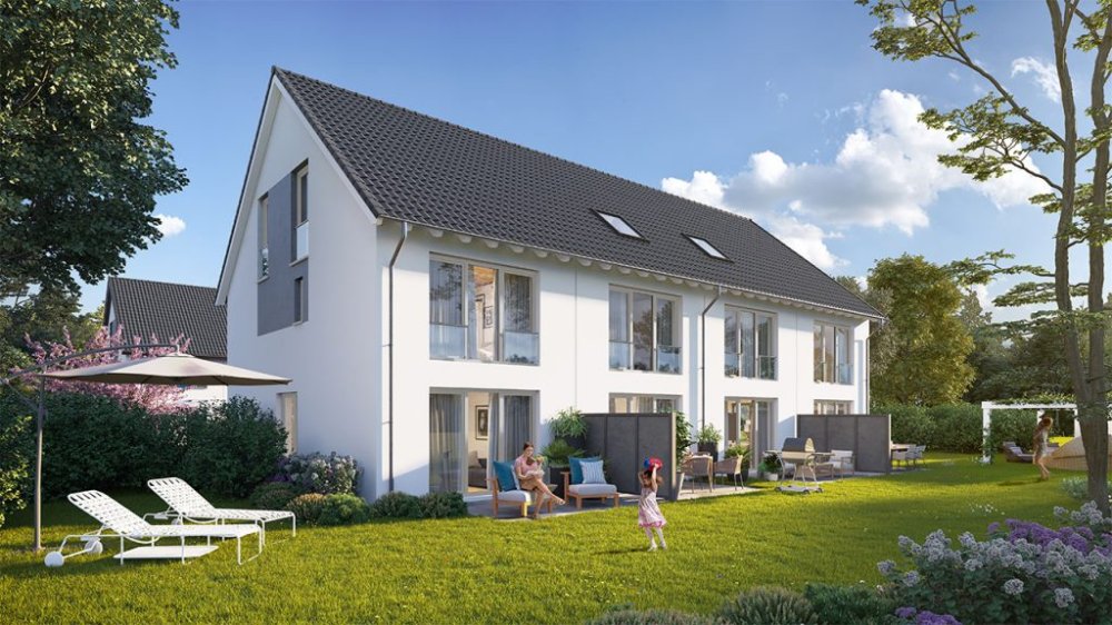 Image new build property houses Am Gartenweg Riedstadt