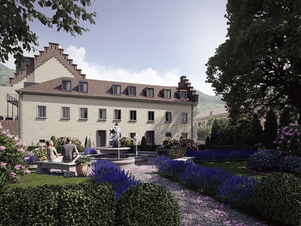 Image renovated property Schloss Espasingen Stockach