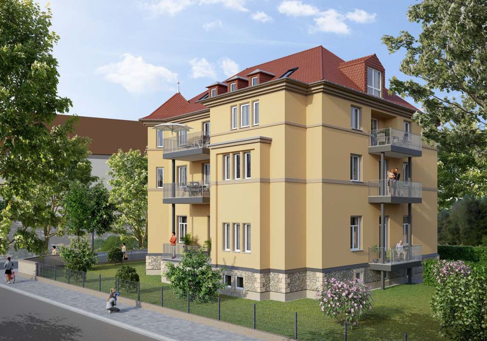 Image new build property Traubestrasse / Hofmannstrasse, Dresden