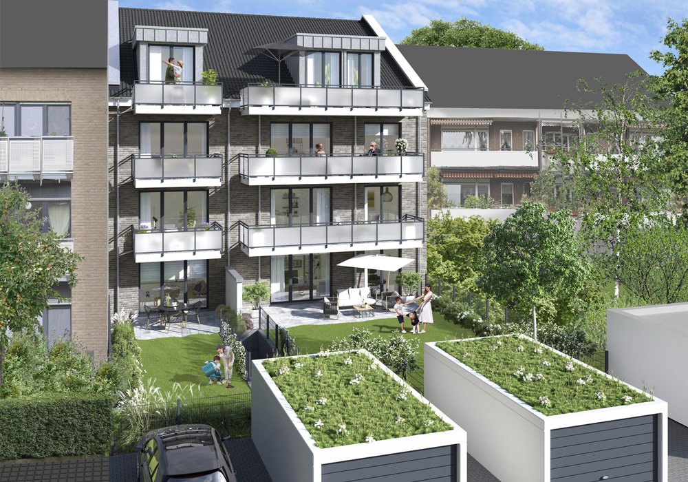 Image new build property condominiums Bonner Straße 142 / Am Dormannsbusch, Neuss