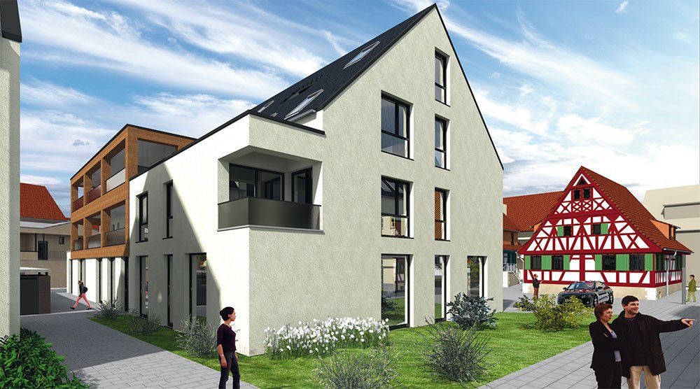 Image new build property Neue Ortsmitte Frickenhausen