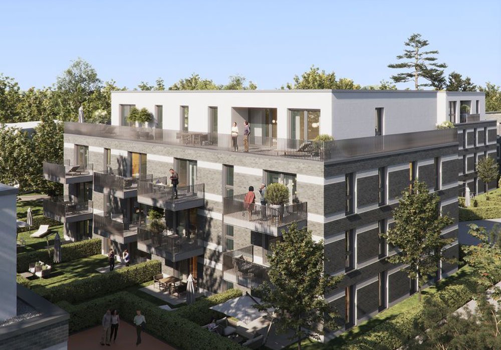 Image new build property condominiums Eschen-Park Monheim an der Ruhr