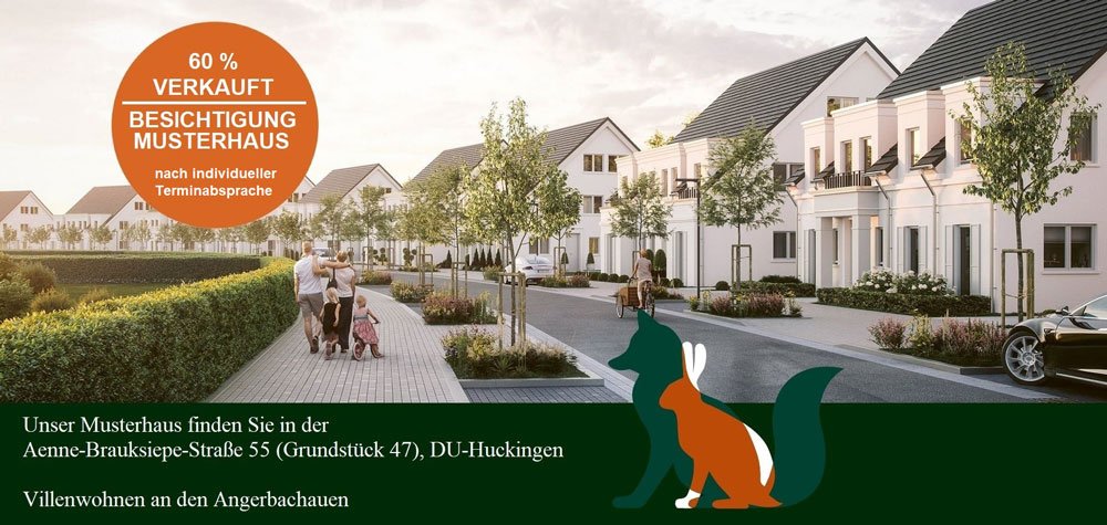 Image new build property detached villas Fuchs & Hase Einfamilienvillen, Duisburg