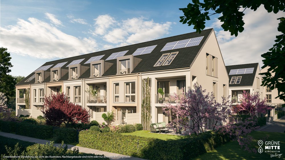 Image new build property GRÜNE MITTE KIRCHHEIM – Westanger – Houses