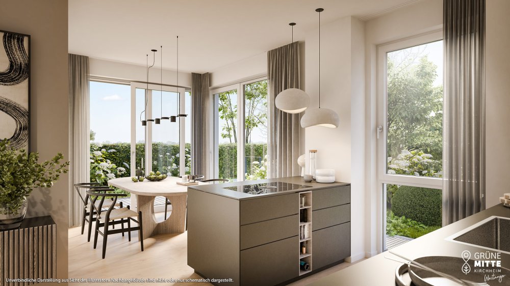 Image new build property GRÜNE MITTE KIRCHHEIM – Westanger – Houses