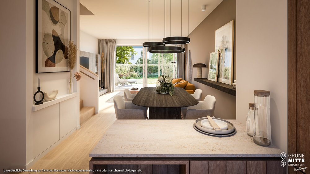 Image new build property GRÜNE MITTE KIRCHHEIM – Westanger – Houses