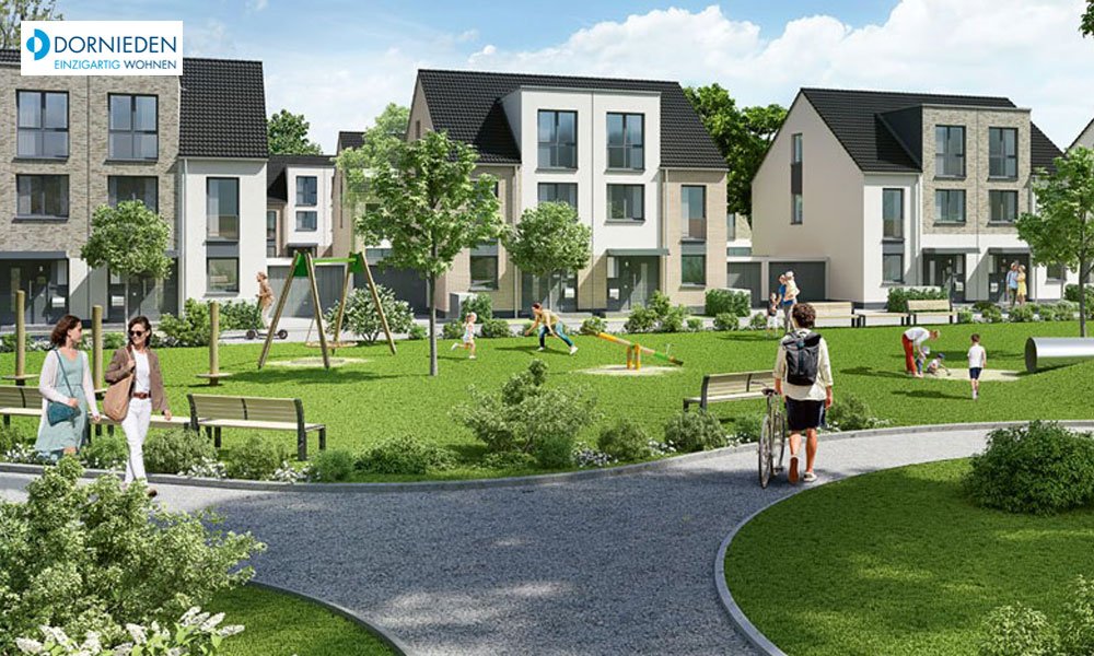 Image new build property Am Glessener Feld - DORNIEDEN Doppelhaushälften semi-detached houses Bergheim