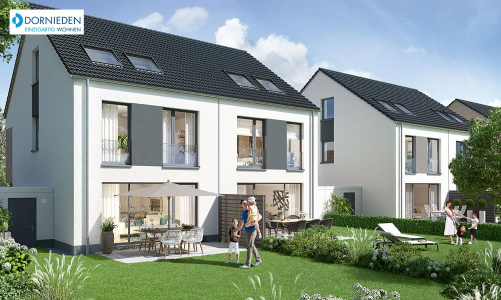 Image new build property Am Glessener Feld - DORNIEDEN semi-detached houses Bergheim