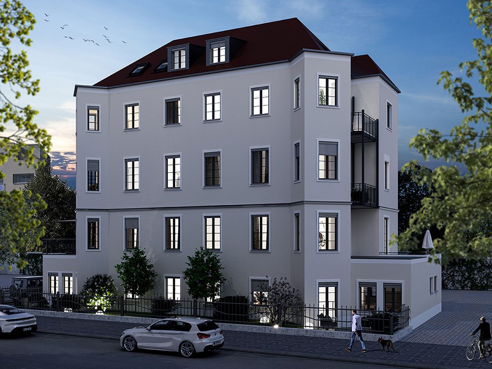 Image renovated property condominiums Provino Palais Augsburg