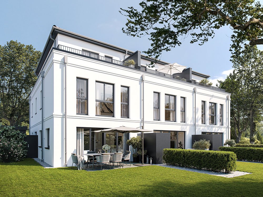 Image new build property townhouses Goldregenweg Hamburg
