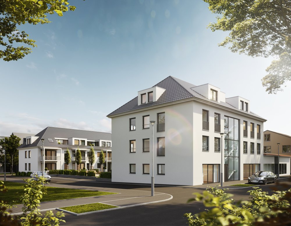 Image new build property condominiums opposite Haslach Freiburg im Breisau