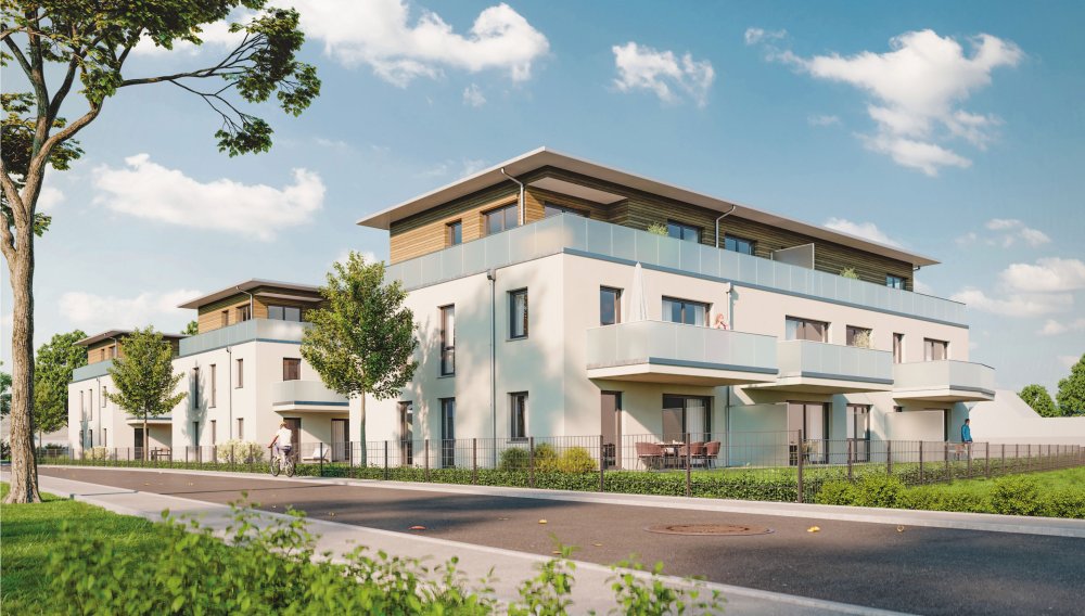 Image new build property condominiums Max-Friesenegger-Strasse Landsberg am Lech