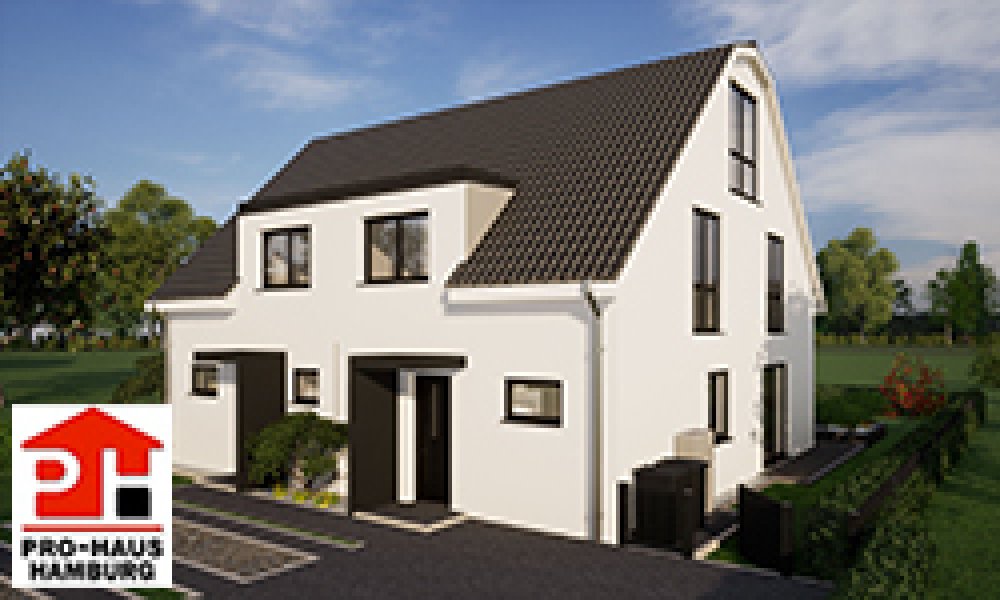 Häuser Poppenbüttel | 2 new build semi-detached houses and 1 detached house
