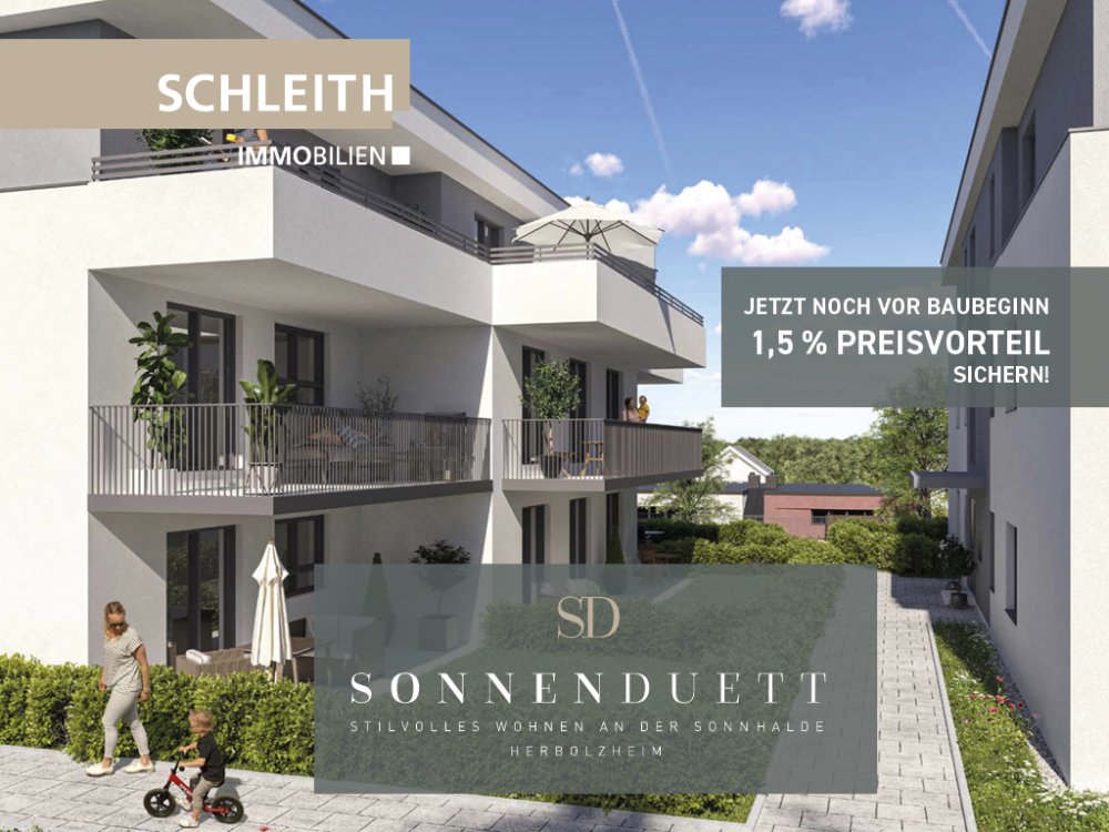Image new build property condominiums Sonnenduett Herbolzheim