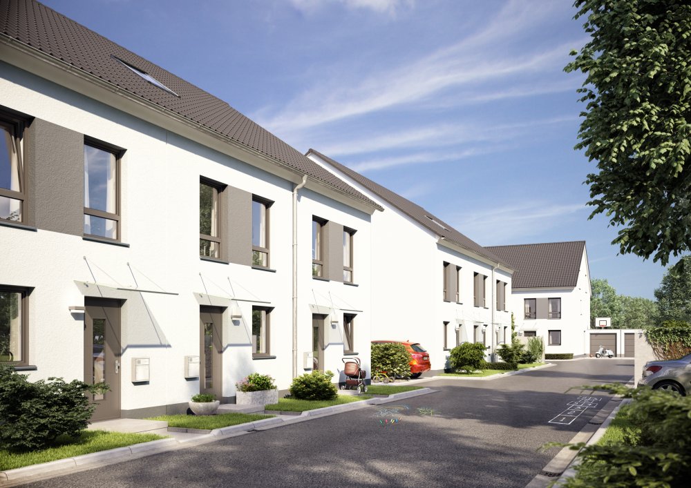 Image new build property houses Hohes Feld Gifhorn