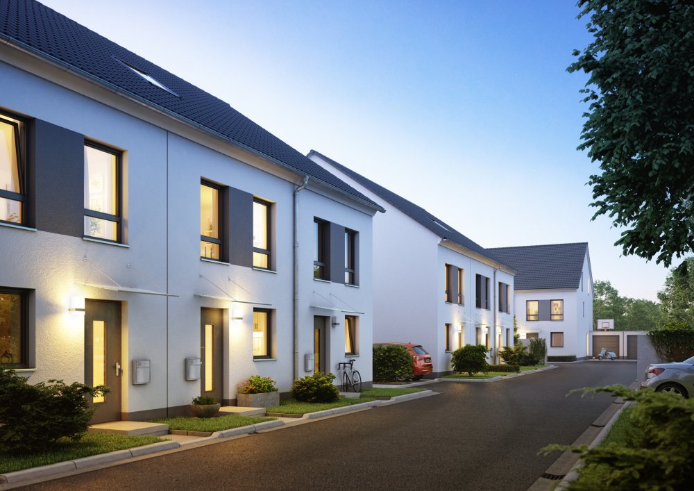 Image new build property houses Hohes Feld Gifhorn