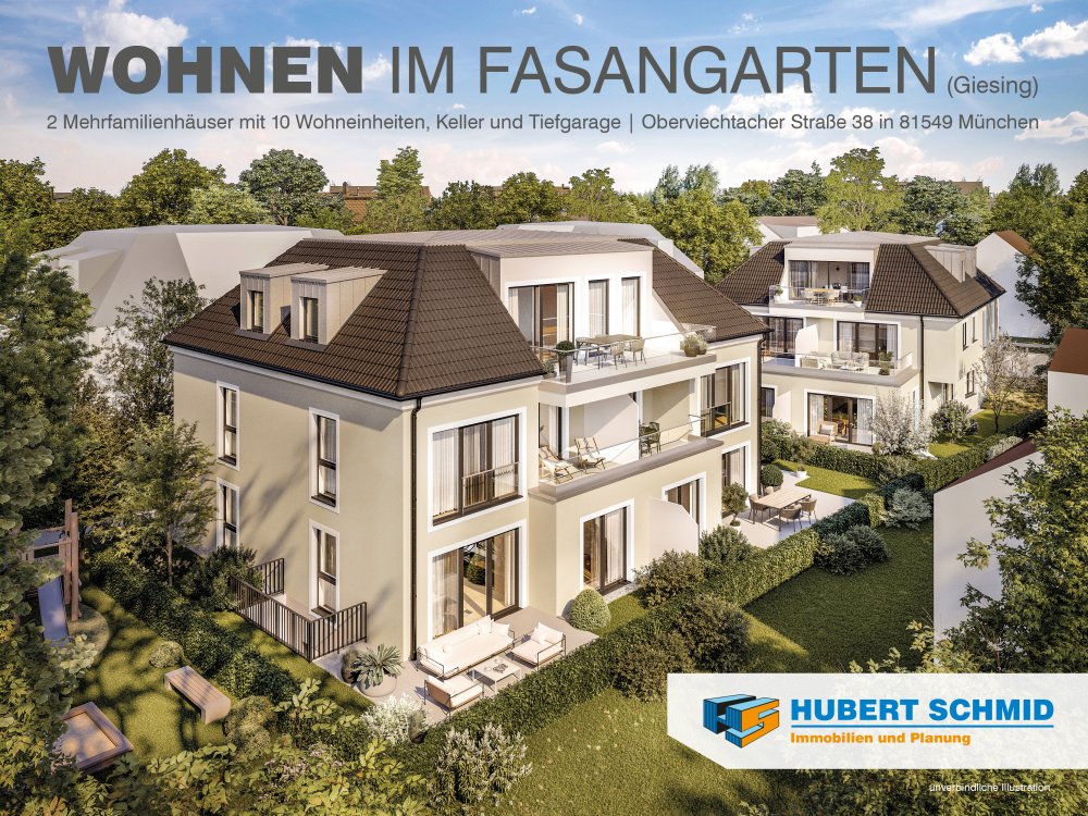 Image new build property condominiums Wohnen im Fasangarten Oberviechtachter Straße Munich