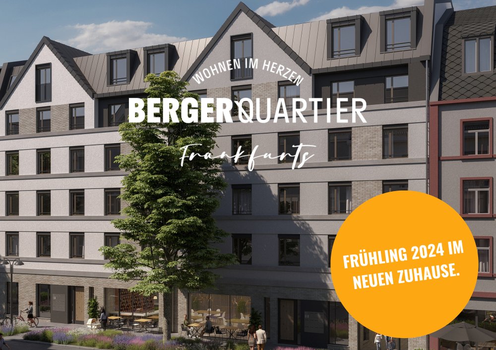 Image new build property condominiums Berger Quartier Berger Straße Frankfurt am Main